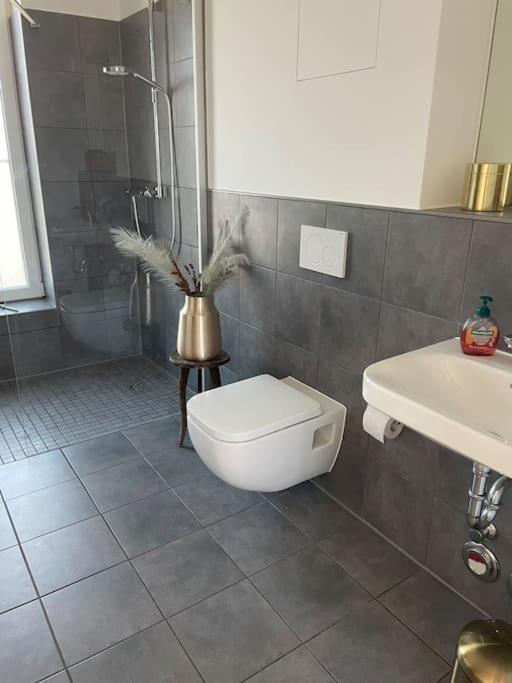 Penthouse-Wohnung Mit Flussblick Oldenburg Esterno foto